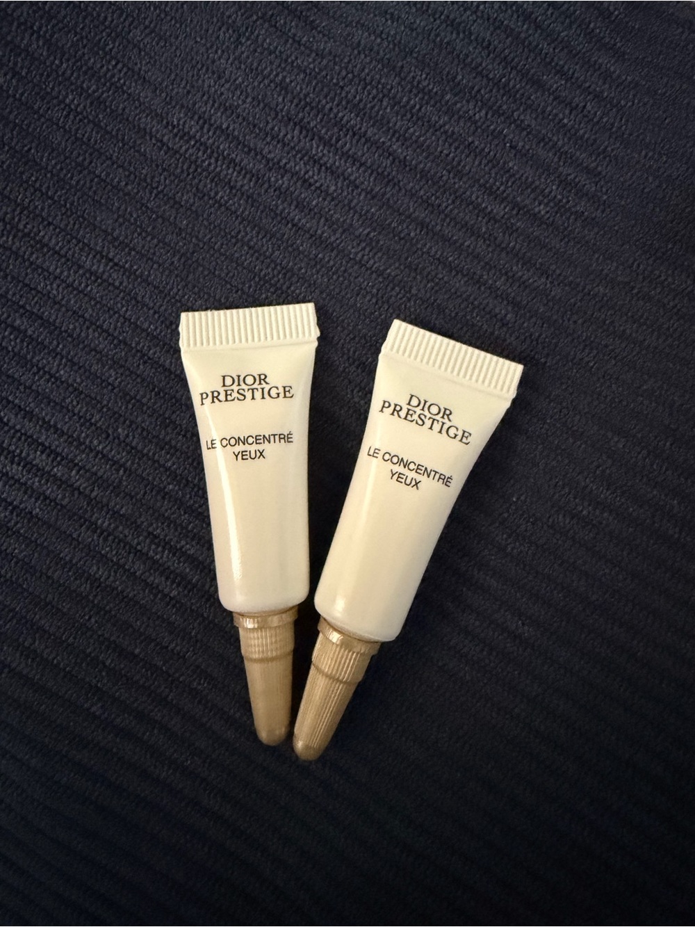 Dior Prestige Le Concentré Yeux Eye Treatment Tubes - Cream & Gold